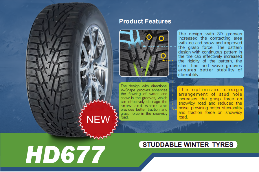 HD617 winter tires snow tires all season tires winter tyre 195/65R15 225/40R18